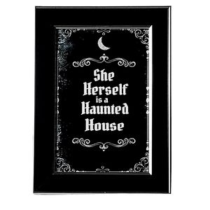 She herself is a haunted House 💀 trendy Gothic punk rock metal Halloween